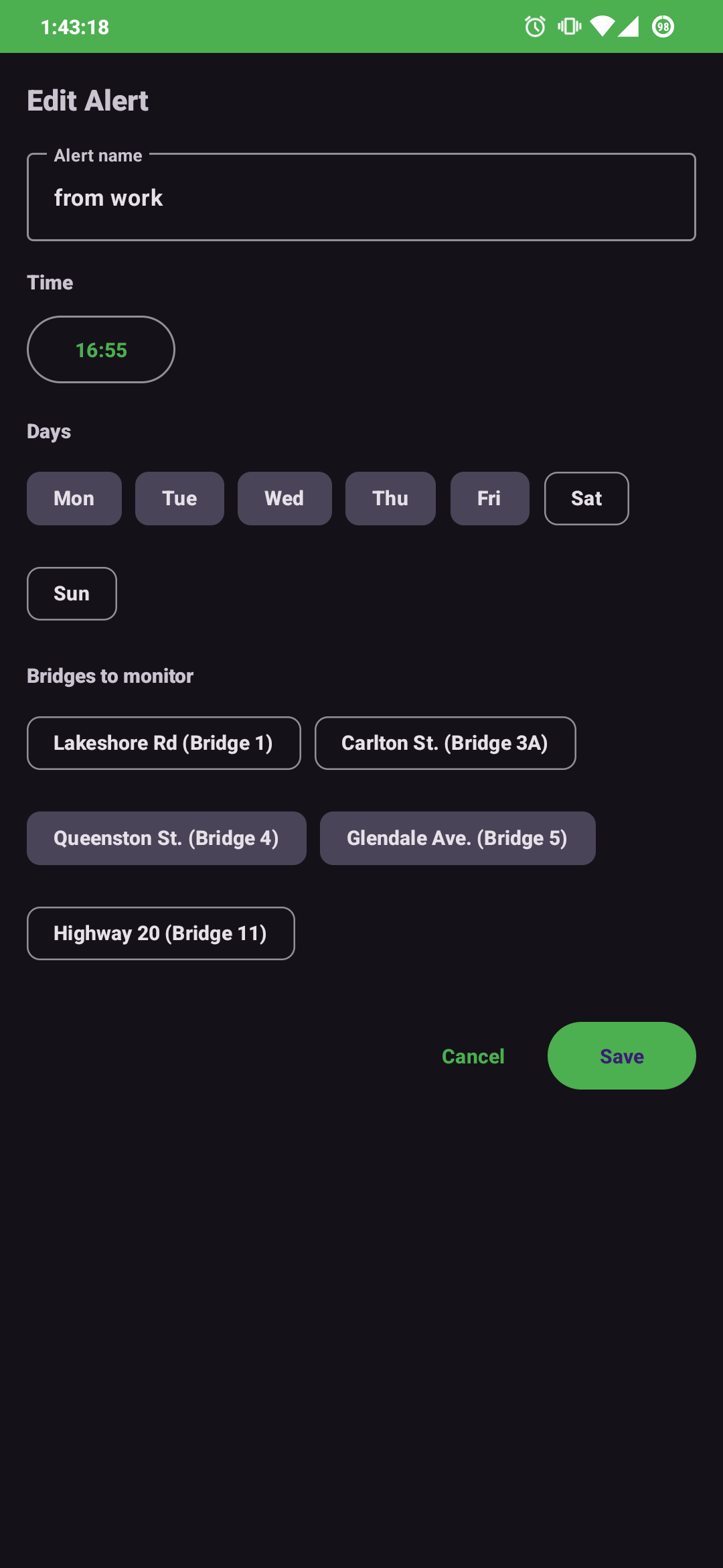 Bridge Status screenshot 3
